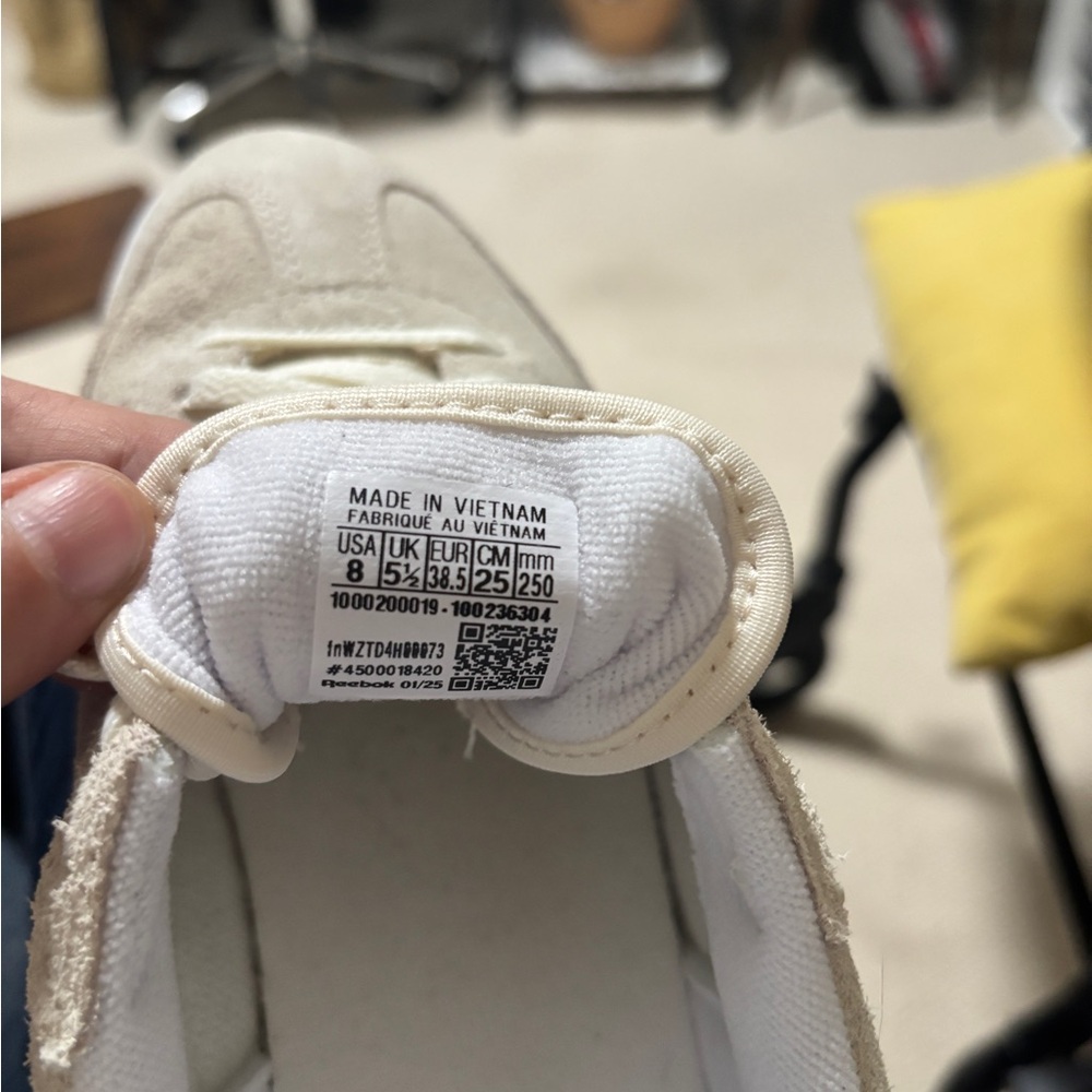 Reebok Women's Cream Platform Sneakers - Picture 4 of 8